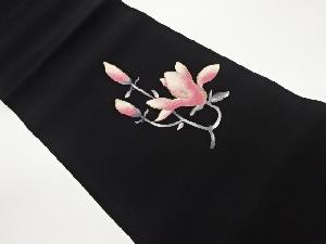 綴れ花模様織出し名古屋帯